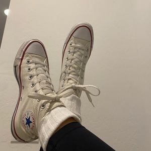 White high top converse